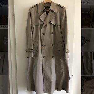 CHRISTIAN DIOR MONSIEUR Trench Coat  36R LIKE NEW